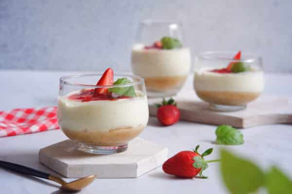 yogur con frutos rojos