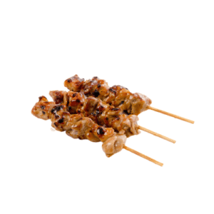 brochetas de pollo yakitori