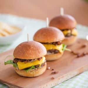 mini burger vegana