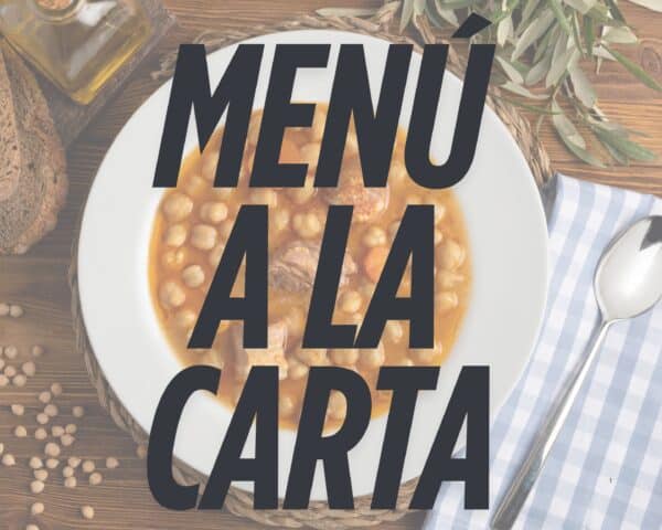 Menú a la carta