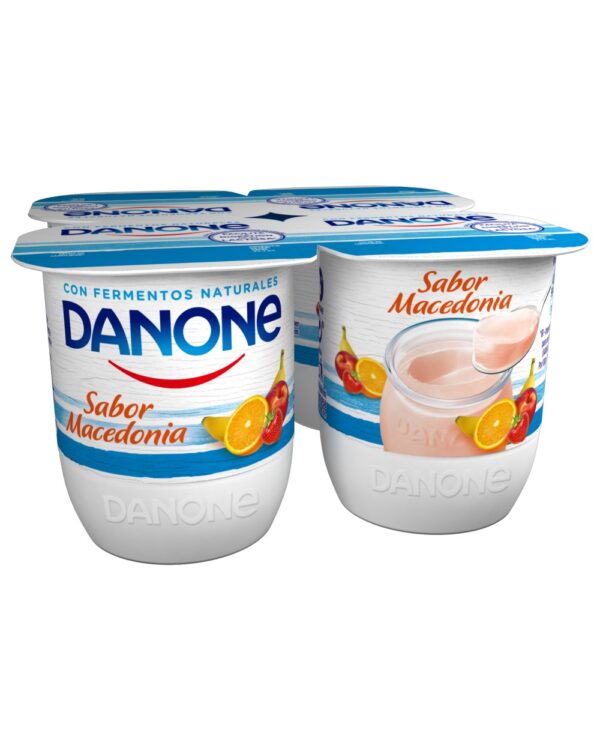 Yogur de macedonia Danone